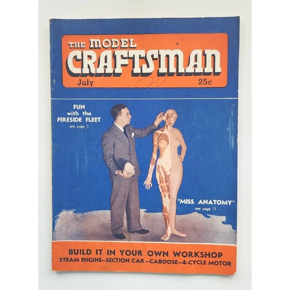 1937‎ The Model Craftsman July Magazine of Mechanical Hobbies M482